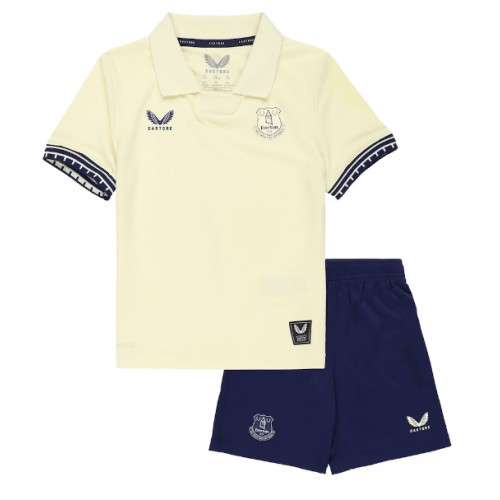Maglia Calcio Everton Seconda Divisa Bambino 2025-26 Manica Corta (+ pantaloncini)